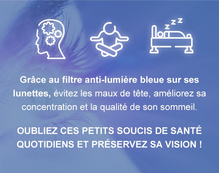 Préservez votre vision avec le filtre anti-lumière bleue