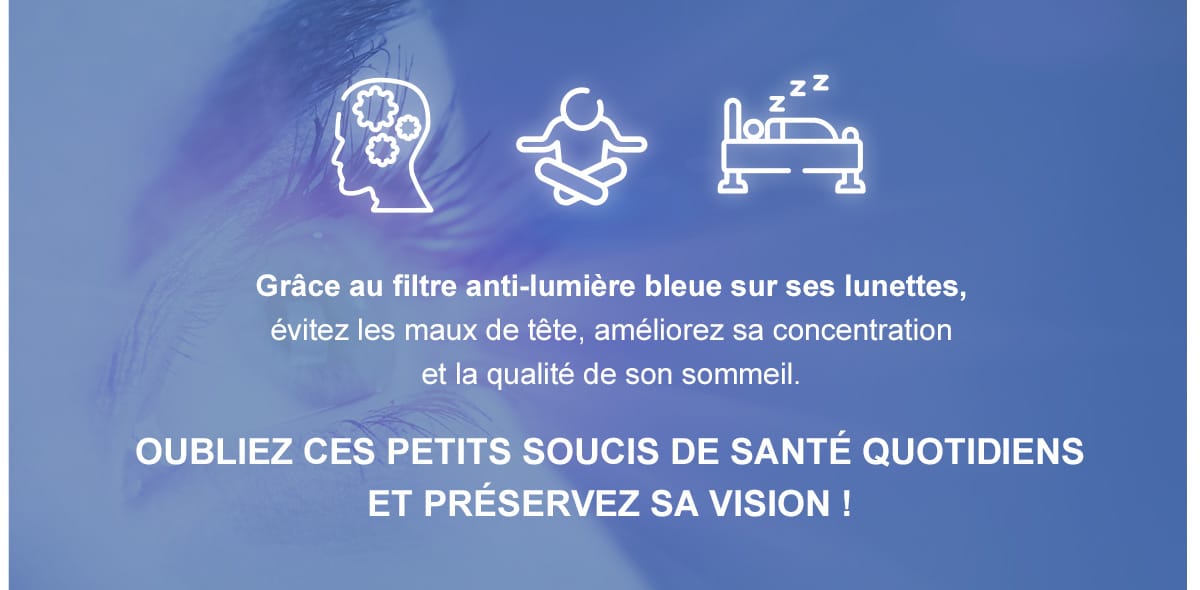 Préservez votre vision avec le filtre anti-lumière bleue