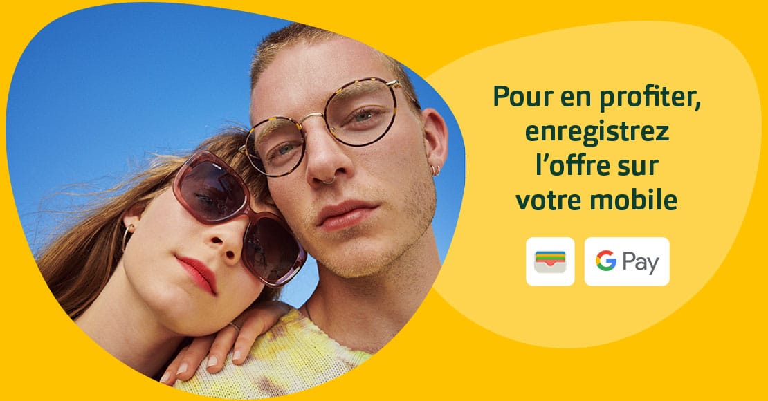 Enregistrez l'offre sur votre mobile