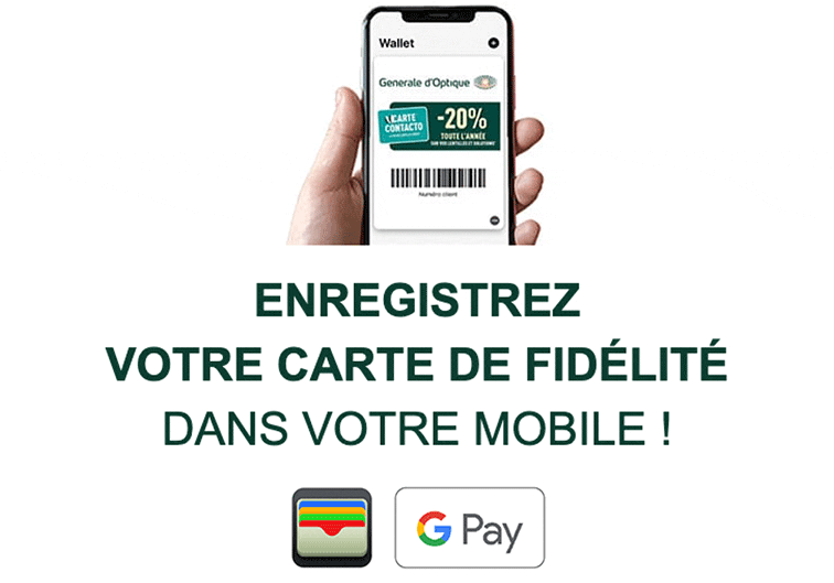 Enregistrez votre carte fidélité dans votre mobile !